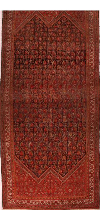 Malayer Red Hand Knotted 71 X 161 Area Rug 400-16794 Image 0