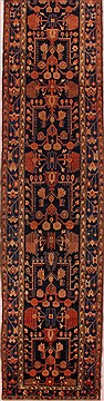 Persian Malayer Blue Runner 16 to 20 ft Wool Carpet 16795