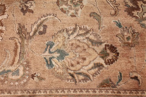 Tabriz Purple Hand Knotted 98 X 130 Area Rug 400-16796 Image 13