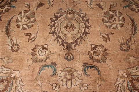 Tabriz Purple Hand Knotted 98 X 130 Area Rug 400-16796 Image 18
