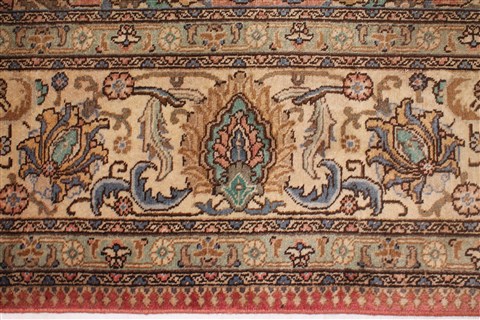 Tabriz Purple Hand Knotted 98 X 130 Area Rug 400-16798 Image 13
