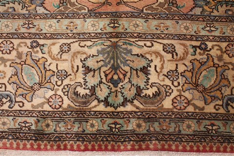 Tabriz Purple Hand Knotted 98 X 130 Area Rug 400-16798 Image 11