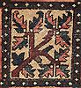 Bakhtiar Brown Hand Knotted 94 X 116  Area Rug 400-16803 Thumb 14