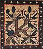Bakhtiar Brown Hand Knotted 94 X 116 Area Rug 400-16803 Thumb 6