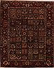 Bakhtiar Brown Hand Knotted 94 X 116  Area Rug 400-16803 Thumb 0
