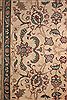 Tabriz White Hand Knotted 96 X 131  Area Rug 400-16804 Thumb 10