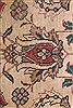 Tabriz White Hand Knotted 96 X 131  Area Rug 400-16804 Thumb 14