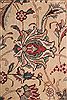 Tabriz White Hand Knotted 96 X 131  Area Rug 400-16804 Thumb 17