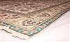 Tabriz White Hand Knotted 96 X 131  Area Rug 400-16804 Thumb 21