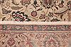 Tabriz White Hand Knotted 96 X 131  Area Rug 400-16804 Thumb 22