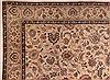 Tabriz White Hand Knotted 96 X 131  Area Rug 400-16804 Thumb 2