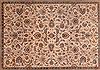 Tabriz White Hand Knotted 96 X 131  Area Rug 400-16804 Thumb 3