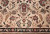 Tabriz White Hand Knotted 96 X 131  Area Rug 400-16804 Thumb 7