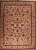 Tabriz White Hand Knotted 96 X 131  Area Rug 400-16804 Thumb 0