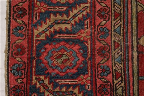 Heriz Red Hand Knotted 96 X 126 Area Rug 400-16808 Image 12