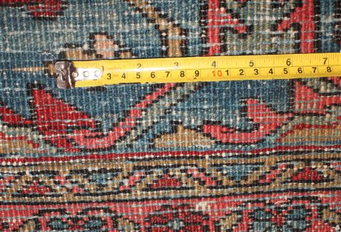 Heriz Red Hand Knotted 96 X 126 Area Rug 400-16808 Image 16