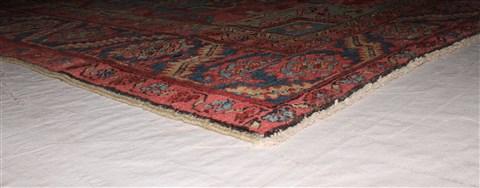 Heriz Red Hand Knotted 96 X 126 Area Rug 400-16808 Image 4