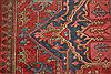 Heriz Red Hand Knotted 96 X 126 Area Rug 400-16808 Thumb 10