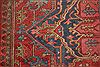 Heriz Red Hand Knotted 96 X 126  Area Rug 400-16808 Thumb 10