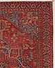 Heriz Red Hand Knotted 96 X 126  Area Rug 400-16808 Thumb 18