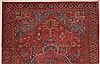 Heriz Red Hand Knotted 96 X 126  Area Rug 400-16808 Thumb 19