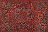 Heriz Red Hand Knotted 96 X 126 Area Rug 400-16808 Thumb 20