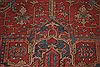 Heriz Red Hand Knotted 96 X 126  Area Rug 400-16808 Thumb 8