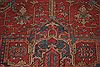 Heriz Red Hand Knotted 96 X 126 Area Rug 400-16808 Thumb 8