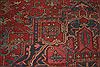 Heriz Red Hand Knotted 96 X 126  Area Rug 400-16808 Thumb 9