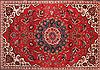 Tabriz Red Hand Knotted 811 X 120  Area Rug 400-16810 Thumb 6