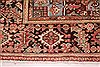 Heriz Red Hand Knotted 99 X 127  Area Rug 400-16811 Thumb 7
