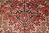Heriz Red Hand Knotted 99 X 127  Area Rug 400-16811 Thumb 9