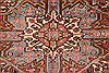 Heriz Red Hand Knotted 99 X 127  Area Rug 400-16811 Thumb 10