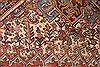 Heriz Red Hand Knotted 99 X 127  Area Rug 400-16811 Thumb 12