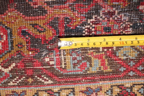 Heriz Red Hand Knotted 99 X 134 Area Rug 400-16812 Image 25