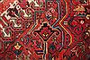 Heriz Red Hand Knotted 99 X 134  Area Rug 400-16812 Thumb 19