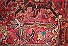 Heriz Red Hand Knotted 99 X 134  Area Rug 400-16812 Thumb 20