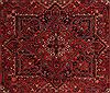 Heriz Red Hand Knotted 99 X 134 Area Rug 400-16812 Thumb 6