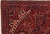 Heriz Red Hand Knotted 99 X 134 Area Rug 400-16812 Thumb 7