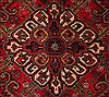 Heriz Red Hand Knotted 99 X 134  Area Rug 400-16812 Thumb 11
