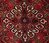 Heriz Red Hand Knotted 99 X 134 Area Rug 400-16812 Thumb 11