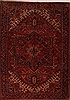 Heriz Red Hand Knotted 99 X 134 Area Rug 400-16812 Thumb 0