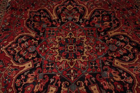 Ardebil Red Hand Knotted 98 X 133 Area Rug 400-16813 Image 6