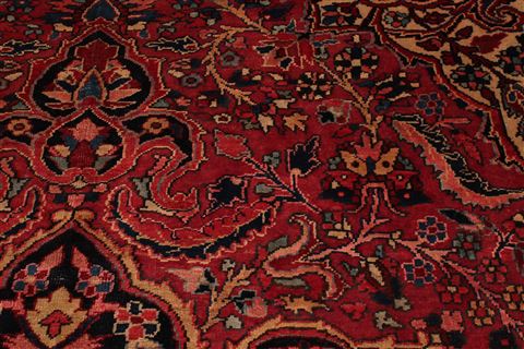 Ardebil Red Hand Knotted 98 X 133 Area Rug 400-16813 Image 7