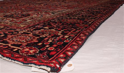 Ardebil Red Hand Knotted 98 X 133 Area Rug 400-16813 Image 9