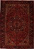 Ardebil Red Hand Knotted 98 X 133  Area Rug 400-16813 Thumb 0