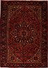 Ardebil Red Hand Knotted 98 X 133 Area Rug 400-16813 Thumb 0