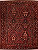 Bakhtiar Red Hand Knotted 98 X 124  Area Rug 400-16814 Thumb 0