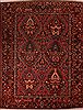 Bakhtiar Red Hand Knotted 98 X 124 Area Rug 400-16814 Thumb 0