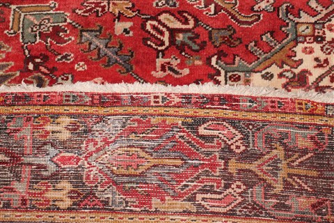 Heriz Red Hand Knotted 98 X 134 Area Rug 400-16815 Image 17